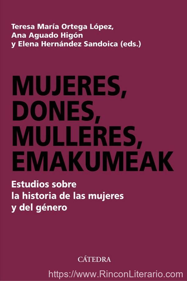 Mujeres, dones, mulleres, emakumeak